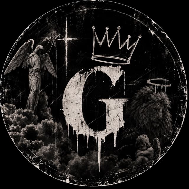 G — crown, lion, angel