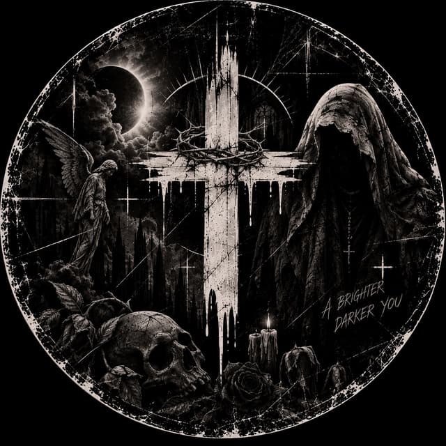 t — cross, veil, eclipse